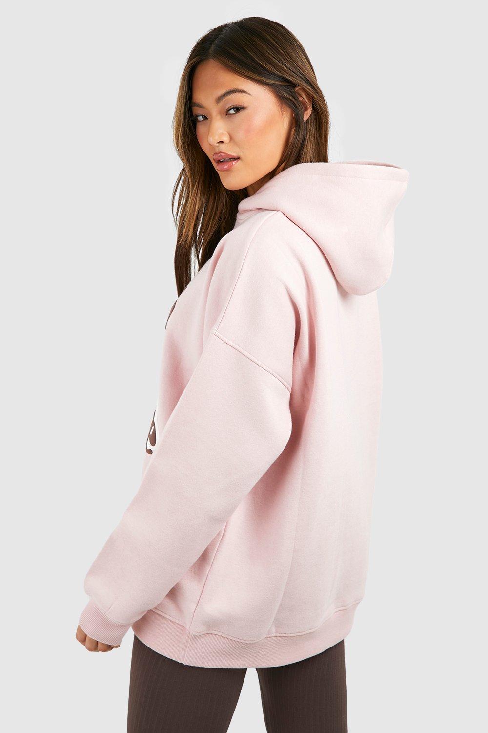 Hot pink shop oversized hoodie